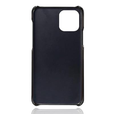 Casecentive Leren Back case iPhone 14 Pro zwart