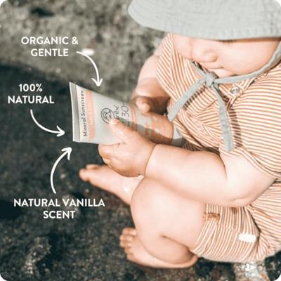 Suntribe Zonnebrandcrème - spf 30 - vanille - kids - 100ml - thumbnail