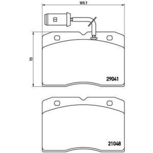 Remblokken set PA6012