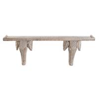 Planken DKD Home Decor Wit Natuurlijk Mangohout 78 x 15 x 28 cm - thumbnail