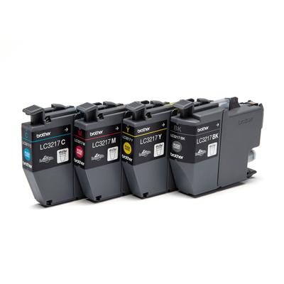 Originele inktcartridge Brother LC3217VAL Multicolour Zwart/Cyaan/Magenta/Geel - thumbnail
