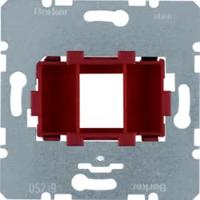 Berker draagplaat rood 1 voudig - thumbnail