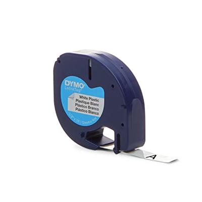 DYMO 91221 Labeltape Kunststof Tapekleur: Parel-wit Tekstkleur: Zwart 12 mm 4 m - thumbnail