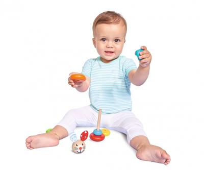 Eichhorn baby stapelspel dier, 7dlg.