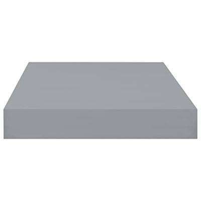 Wandschap zwevend 40x23x3,8 cm MDF grijs