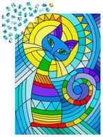 Ornamental Cat Puzzel 1000 Stukjes - thumbnail
