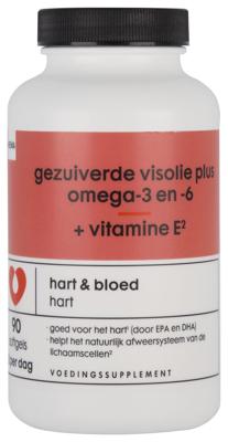 HEMA Gezuiverde visolie plus omega-3 en -6 + vitamine E² - 90 stuks
