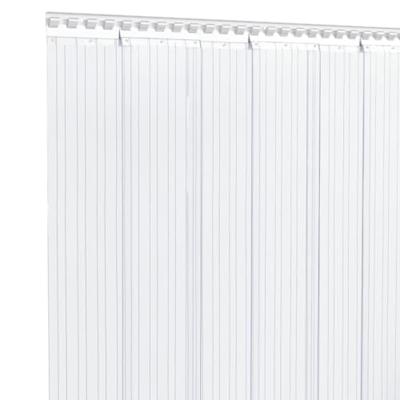 VidaXL Deurgordijn 200x1,6 mm 25 m pvc transparant