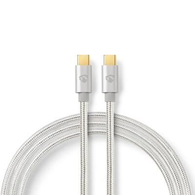 Nedis USB-Kabel | USB-C Male naar USB-C Male | 480 Mbps | 1 m | 1 stuks - CCTB60800AL10 CCTB60800AL10 Nedis USB-Kabel | USB-C Male naar USB-C Male | 480 Mbps | 1 m | 1 stuks - CCTB60800AL10 CCTB60800AL10