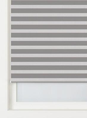 HEMA Duo rolgordijn uni basic grijs (grijs)