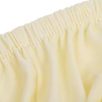 VidaXL Vierzitsbankhoes stretch polyester jersey crèmekleurig - thumbnail