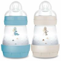 Set van 2 Babyflessen - MAM - Easy Start - Antikoliek - 160 ml - Flow 1 speen - Oceaan + Zand - thumbnail
