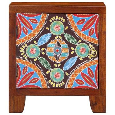 Nachtkastje 2 st 40x30x45 cm massief acaciahout
