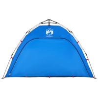 Strandtent 2-persoons waterdicht snelontgrendeling azuurblauw - thumbnail