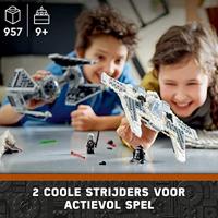 Lego Star Wars 75348 Mandalorian Fang Fighter vs Tie Interceptor - thumbnail