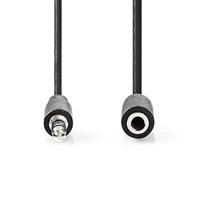 Benel stereo audio verlengkabel 3,5 mm male 3,5 mm female 5m