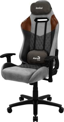 Aerocool DUKE AeroSuede Universele gamestoel Zwart, Bruin, Grijs