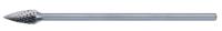 PFERD TOOLS 21222657 Freesstift Spitsboog Lengte 75 mm Afmeting, Ø 3 mm Werklengte 13 mm Schachtdiameter 3 mm - thumbnail