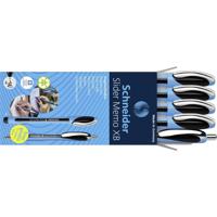 Schneider Schreibgeräte Etui 4x Memo + 1x Rave schwarz 150245 Balpen Kleur inkt: Zwart 5 stuk(s) - thumbnail
