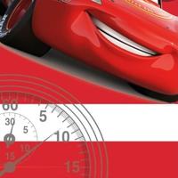 Cars strandlaken 70 x 140 cm Rood - thumbnail