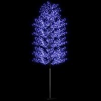 VidaXL Kerstboom 2000 led&apos;s blauw licht kersenbloesem 500 cm - thumbnail