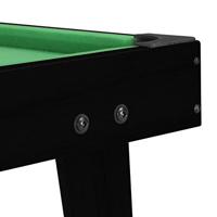 VidaXL Minipooltafel 3 feet 92x52x19 cm zwart en groen - thumbnail
