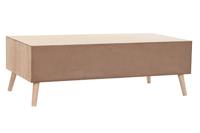 Hoofdtafel DKD Home Decor Bruin Hout Spar Plastic Hout MDF 120 x 60 x 42,5 cm - thumbnail