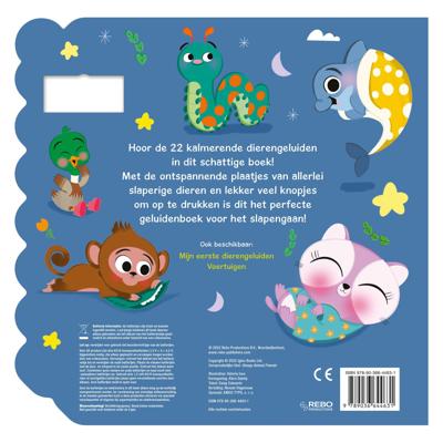 Rebo Publishers Geluidenboek bedtijd dierenvriendje