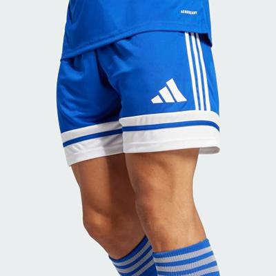 adidas Squadra 25 Voetbalbroekje Blauw Wit adidas Squadra 25 Voetbalbroekje Blauw Wit