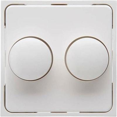 Kopp HK07 WIT afdekplaat + knop DUO dimmer - 4622035