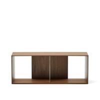 Kave Home Litto opbergkast walnoot 101 x 38 - thumbnail