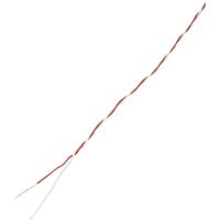 TRU COMPONENTS 1567213 Schakeldraad 2 x 0.28 mm² Rood, Wit 10 m - thumbnail