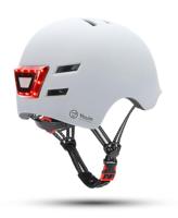 Helm voor Elektrische step Youin LED Wit - thumbnail