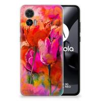 Smartphone hoesje Motorola Edge 30 Neo Tulips - thumbnail