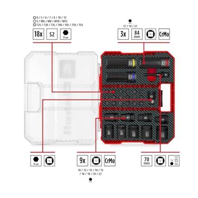 Einhell Impact 109288 Bit- en steeksleutelset 1/2