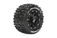 Louise MT-Pioneer - MFT 1/10 banden op 2.8" bead-lock velgen black - 0 Offset - Hex 12mm - thumbnail