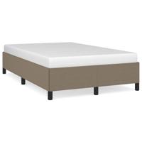 Bedframe zonder matras 120x190 cm stof taupe - thumbnail