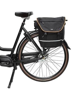 Dubbele Sportieve Fietstas SPRTV MIK Zwart/Oranje
