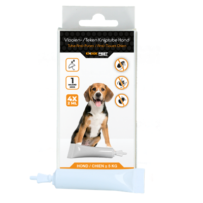 Knock Pest vlooien-tekenpipet Hond 5 tot15 kg NL+FR Knock Pest vlooien-tekenpipet Hond 5 tot15 kg NL+FR