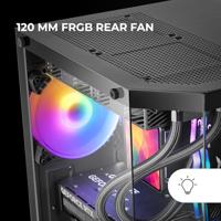 Mars Gaming MC-3TLITE Mini Tower Zwart - thumbnail