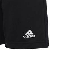 adidas Entrada 22 Trainingsbroekje Kids Zwart Wit - thumbnail