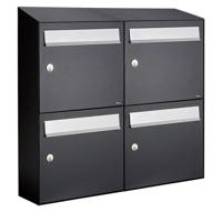 Allux Flow Set 2-Breed, 2-Hoog Met Dak Zwart - 40040070_2x2d - thumbnail