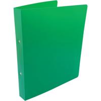 Alpha ringmap, voor ft A4, uit PP, 2 ringen van 25 mm, groen - thumbnail