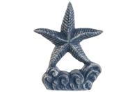 Deurhouder Home ESPRIT Ijzer 12 x 6 x 15 cm Ster - thumbnail