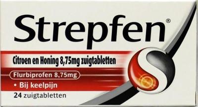 Strepfen Citroen & Honing Zuigtabletten