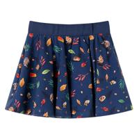 VidaXL Kinderrok 128 marineblauw - thumbnail