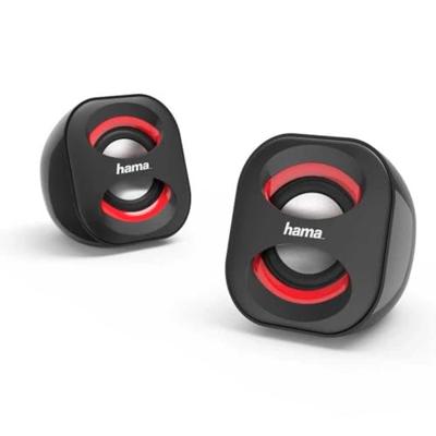 Hama 2.0 PC-luidsprekers Kabelgebonden 3 W Zwart