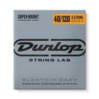 Dunlop DBSBS40120 Super Bright SS Light 40-120 voor 5-snarige basgitaar - thumbnail