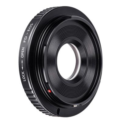 K&F Concept lens adapter Canon FD naar Canon EOS (EF/EF-S) met optisch glas