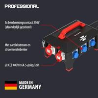 Brennenstuhl BSV 5-63A energiedistributie 9 AC-uitgang(en) Zwart - thumbnail